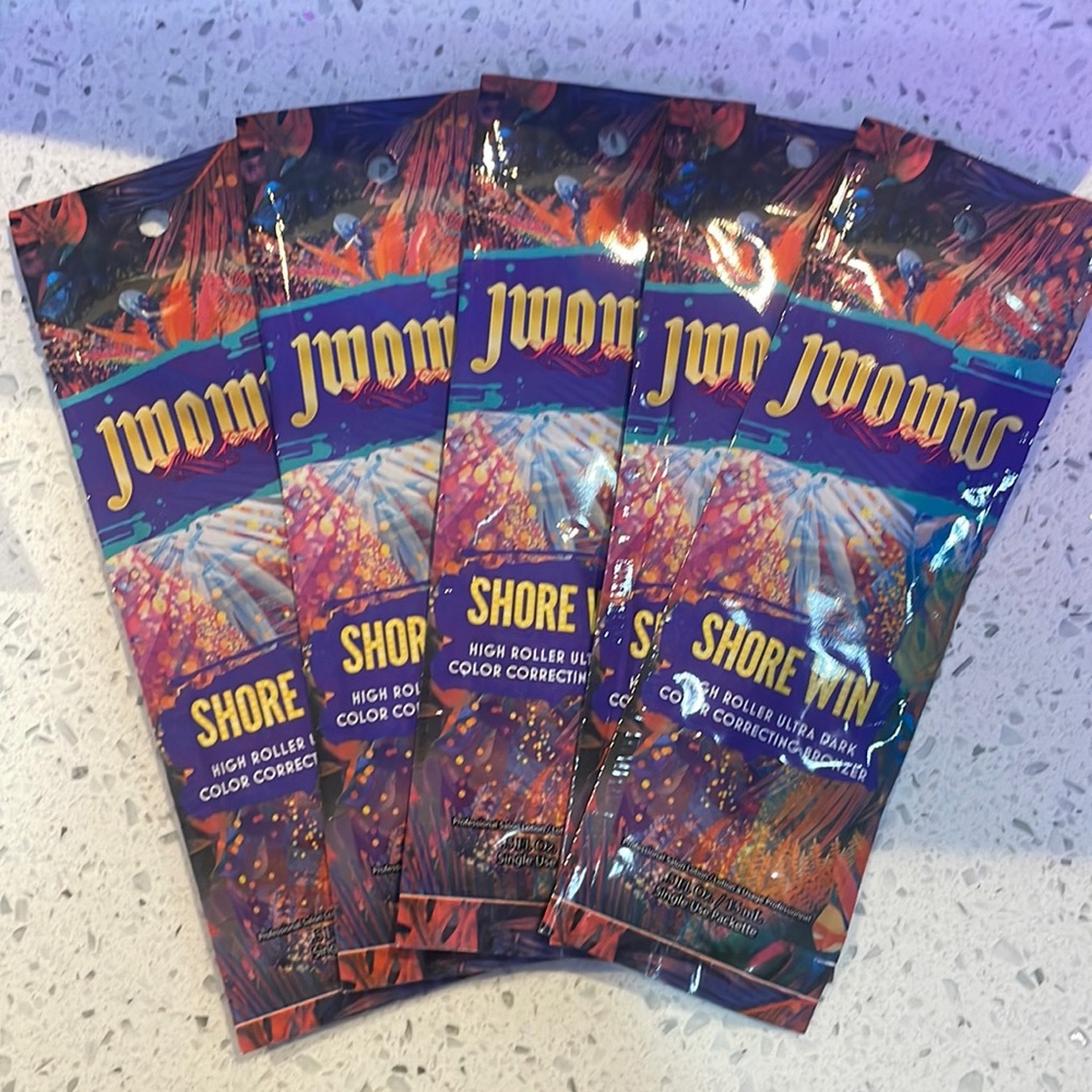 Brand New Jwoww Shore Win Ultra Dark Bronzer- 5 Packets